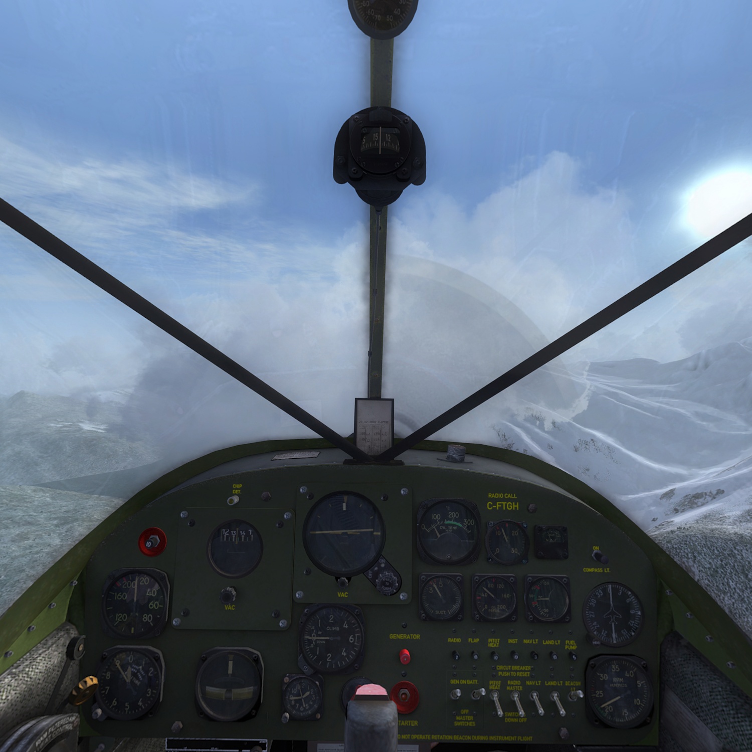 Cessna Bird Dog, view 3, front