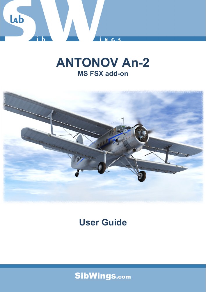 AN-2 user guide — cover